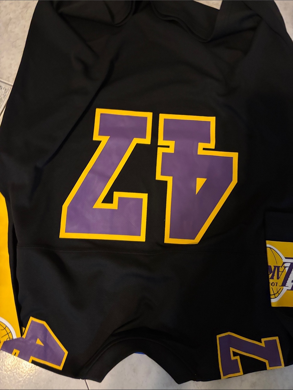 NBA Lakers Purple and Black Jersey Set. 3 jerseys for 1 price - Picture 7 of 7